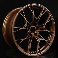 18, 19, 20, 21, and 22-inch Bronze Mesh Forged Aluminum Alloy Wheels, Suitable for BYD, Nissan, Volkswagen, Toyota, BMW, Audi