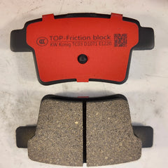 Ceramic Rear Brake Pads 1 356 392 4S71-2M008-AA D1071 ZHP710 for BYD S6 (China) 2011 High Quality Auto Parts