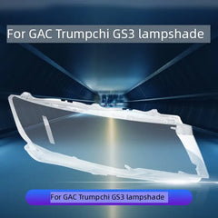 For GAC Trumpchi GS3 2017-2020 Headlight Lens Cover Car Headlamp Shell Clear Auto Replacement Front Light Lens Cover