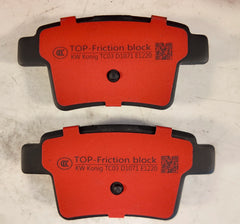 Ceramic Rear Brake Pads 1 356 392 4S71-2M008-AA  D1071  ZHP710  for BYD S6 (China) 2011 High Quality Auto Parts