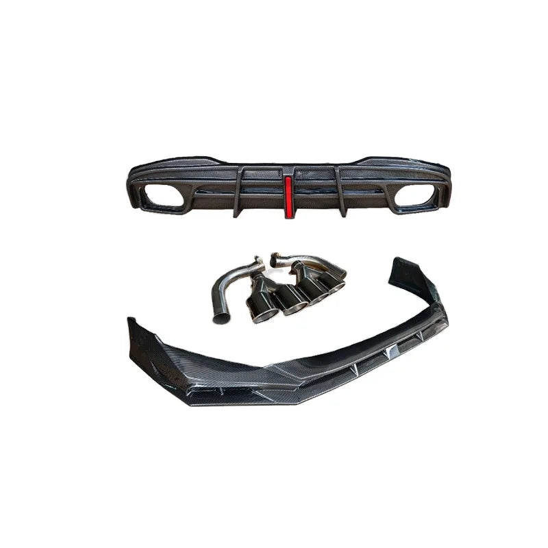 Front Bumper Boot Lip Rear Diffuser Exhaust Trunk Spoiler Wing Body Kit Car Parts for GAC Trumpchi GS3 20232024 Tuning Accessory