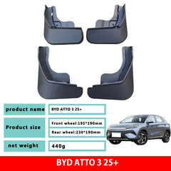 Suitable for BYD Atto 3 25+ Car Mudguard and Mudguard Leather Car Modification Parts