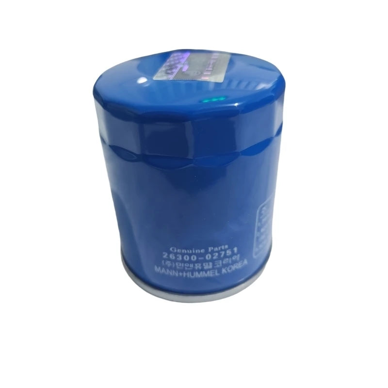 New 26300-02751 Oil Filter for Hyundai Grand I10 for Kia Picanto Stinger Cars Made of Paper